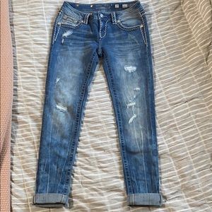 Miss Me cropped jeans